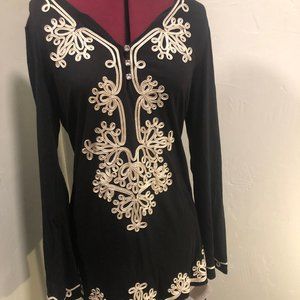 I.N.C BLACK tunic